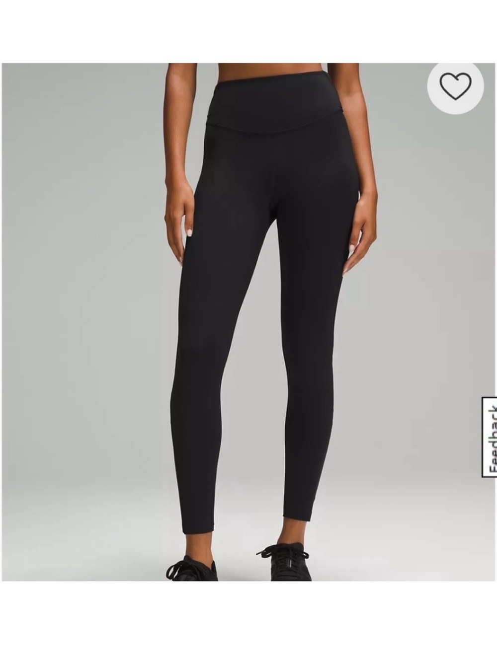 High-Rise Black base pace Performance Leggings 28”